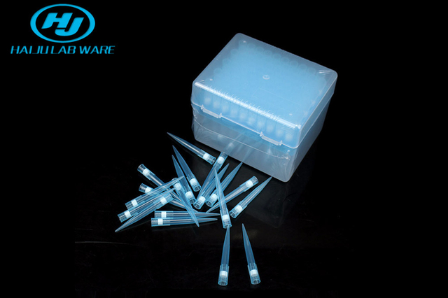 1000ul 1250ul Racked Lab Filter Sterilized Pipette Tips
