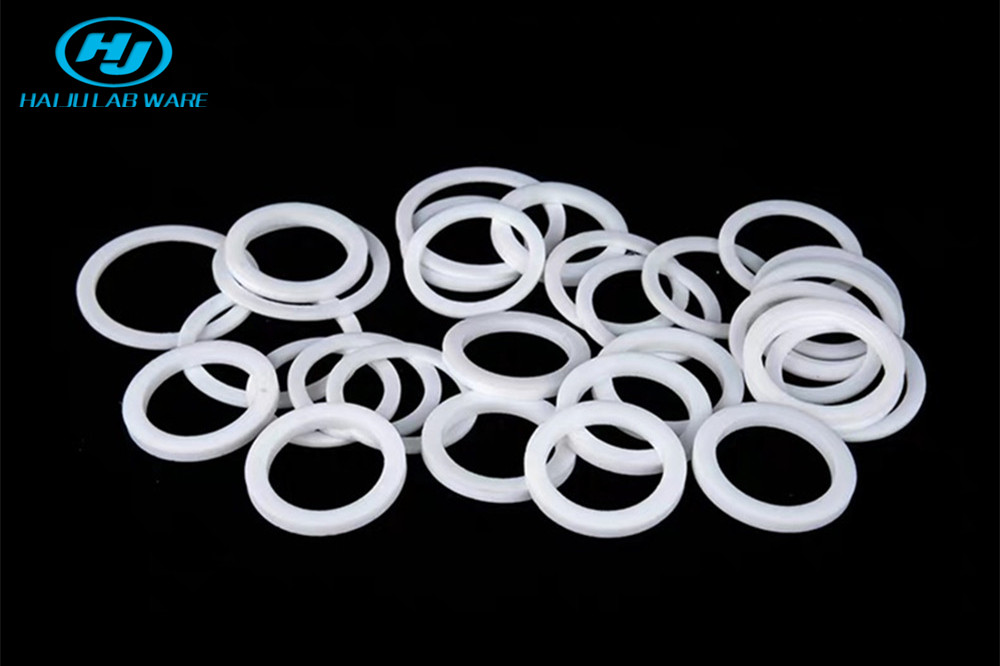 White High Temperature PTFE Gasket Heat Oil Resistant Seal Flat PTFE Gasket 