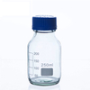 Glass Clear Reagent Bottle With Blue Screw Cap 100ml 250ml 500ml 1000ml 