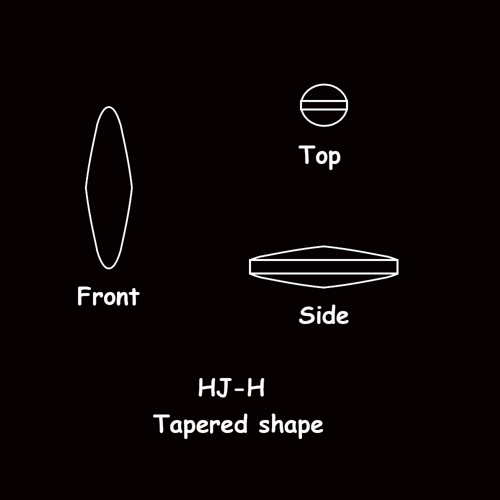 Magnetic Stir Bars Tapered Shape H Type 