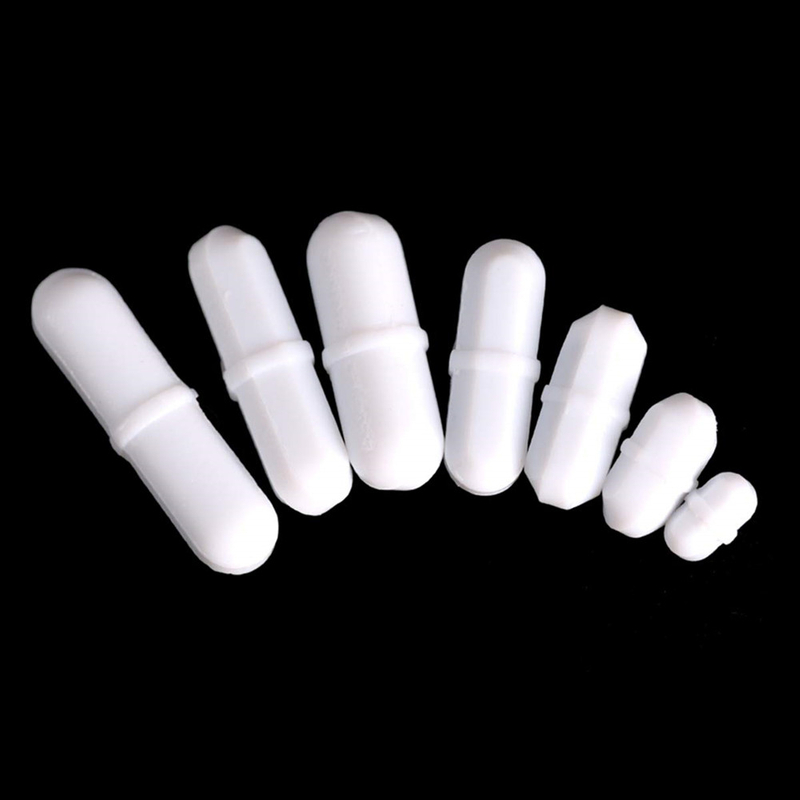 7 Pieces PTFE Stirrer Mixer Stir Bar Kit/Set And 11.8